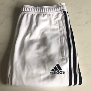 Men’s Adidas White Trio Soccer Pants